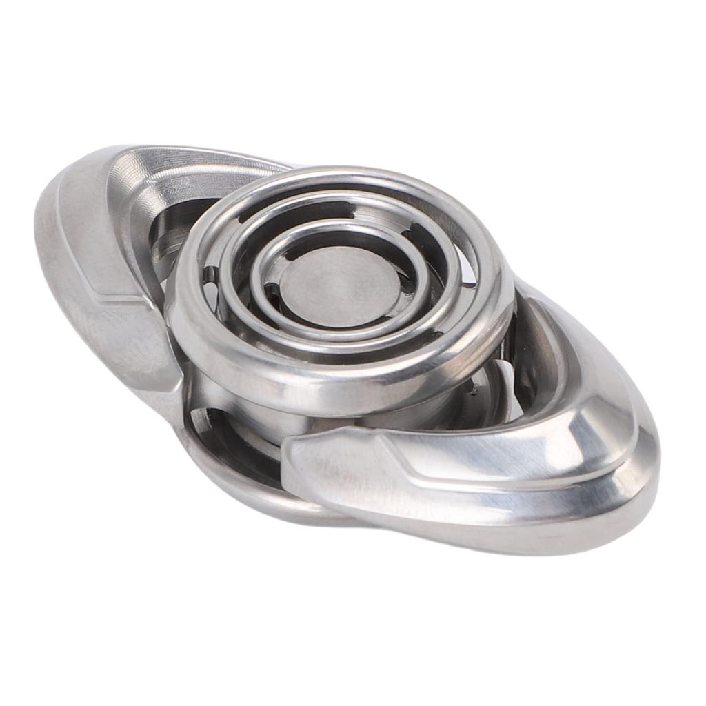 Finger Gyro Stanless Steel Long Time Rotating Quiet Fade Proof Fingertip Gyro for Adult