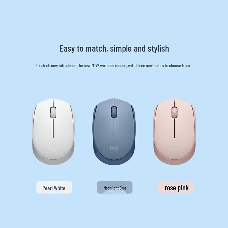 Logitech M172 Wireless Ambidextrous Mouse