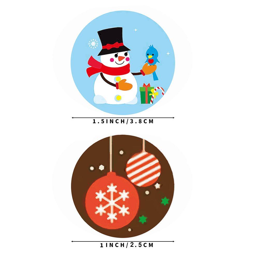 Stickers Envelope Packaging Baking Sign Seal Sticker Adhesive Label Sticky Note Christmas Stickers