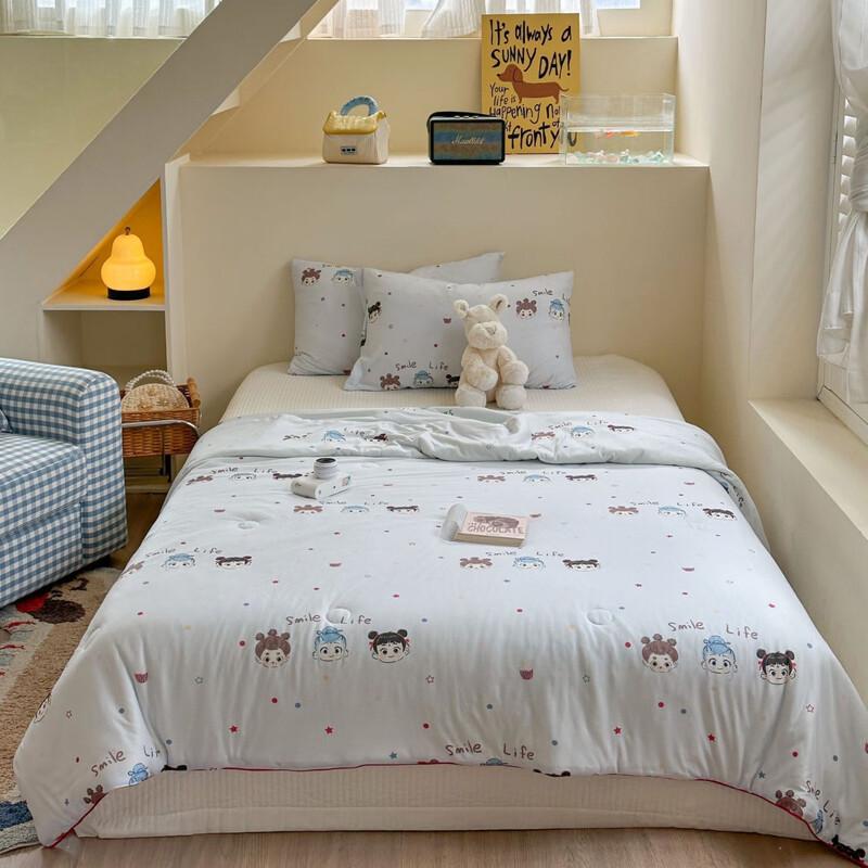 Yongmengren Soy Fiber Knitted Cotton Summer Quilt