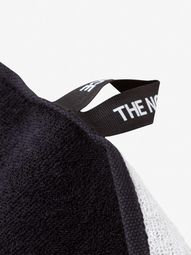 North Comfort Cotton Towel L Unisex Antibacterial Sports Towel Running Gym Black Free Size [The Face]
