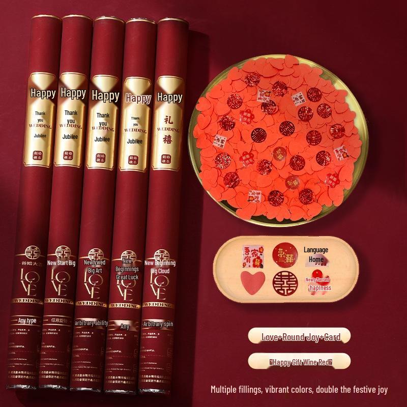 JINGRUIXIANG Handheld Confetti Cannon