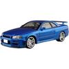 Aoshima Bunka Kyozai (AOSHIMA) Initials D No.9 Hoshino Kozo BNR34 Skyline GT-R 1/24 Scale Plastic...