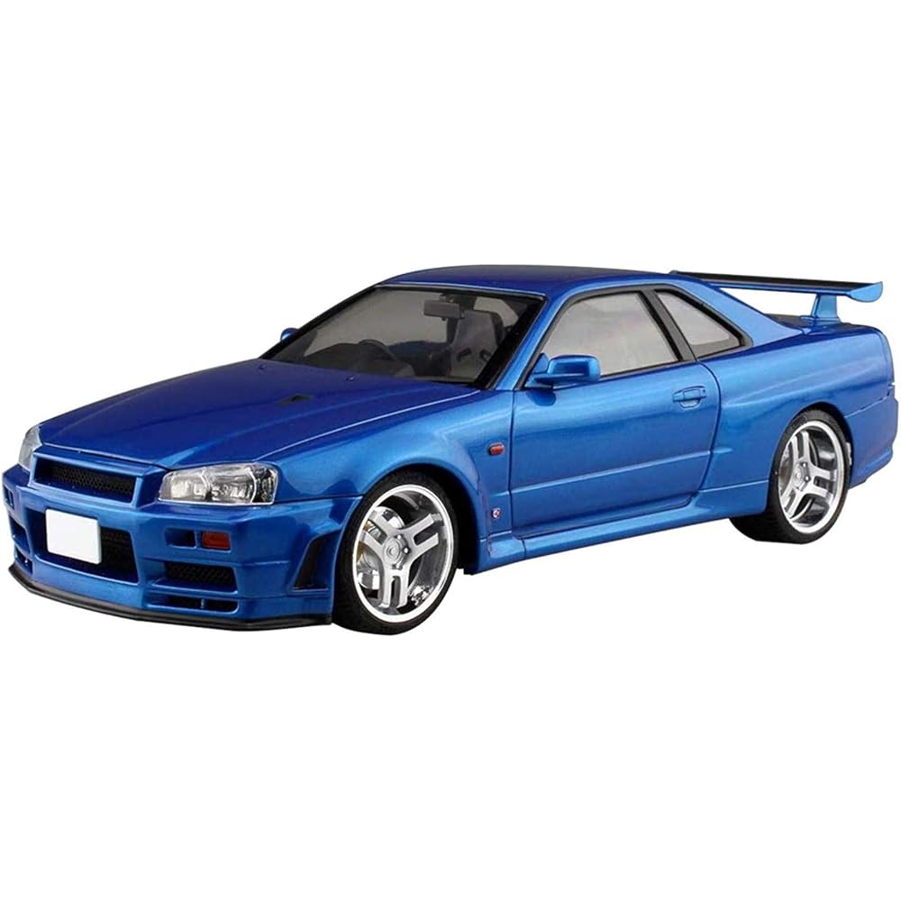 Aoshima Bunka Kyozai (AOSHIMA) Initials D No.9 Hoshino Kozo BNR34 Skyline GT-R 1/24 Scale Plastic...