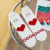 Women Cute Pet  Coral Velvet Socks Plus Velvet Warm Home Floor Socks In Tube Socks