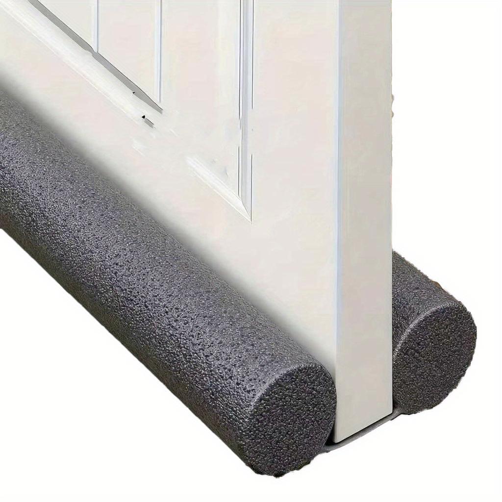 Bendable Door Draft Stopper & Bottom Seal Strip - Commercial-Grade Sponge Under Door Weather Stripping for Dustproof & Insect-Proof Home Protection