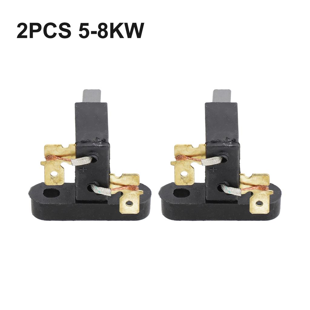High Performance Carbon Brush Holder Set for Electric Generators 23KW 58KW Compatible with 2KW 3KW 5KW 8KW 2PCS