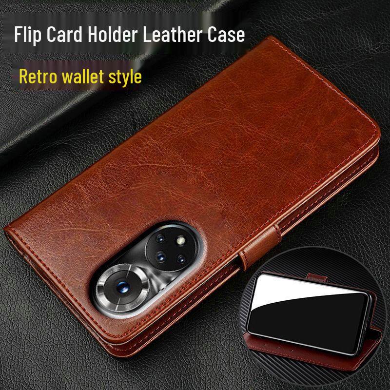 Compatible Leather Case for Honor 50, Honor X60, Xiaomi 17 Ultra, Crystal Material Flip Phone Case