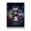 Japanese Anime Demon Slayer Posters And Prints Pictures On The Wall Vintage Poster Decorative Home Decor Tableau