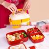 Abay Japanese Style 2-Layer Bento Box with Cutlery