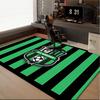 1 Stück Teppich Sassuolo Fußballwappen Design Teppich, Stuhlteppich, Läufer für Büro Schlafzimmer Wohnzimmer Schlafzimmer, Fußabtreter Dekoration Weihnachts-Fan-Geschenke