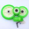 Heavy-Duty Transparent Green Silent Odorless Wear-Resistant Caster Wheel