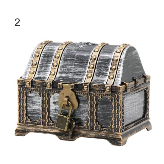Treasure Box Toy High Simulation Light Weight Plastic Fashion Transparent Pirate Kit for Gift