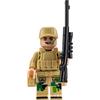 Ninja Warrior Superhero Doll With Weapon Single Building Block Assembly Toy