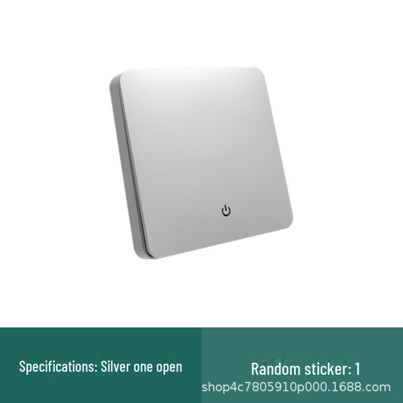 "Panou Comutator Basculant Wireless RF cu Control Dual cu Instalare Fără Lipire"