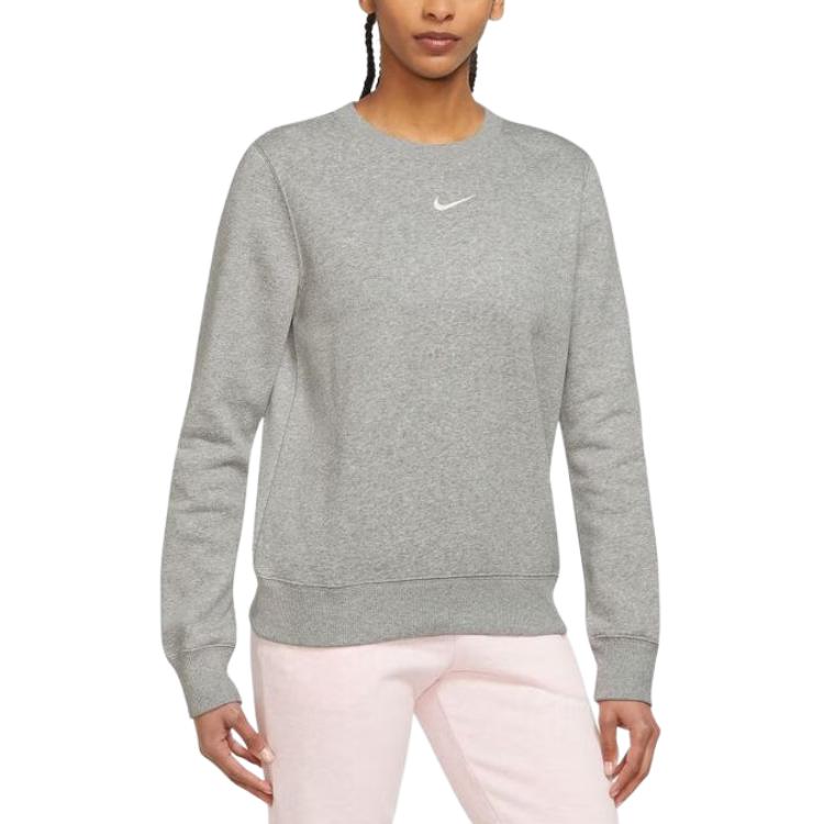 

Nike Fashionable Versatile Comfortable Long Sleeve Hoodie Women hoodies Gray DQ5752-063 L