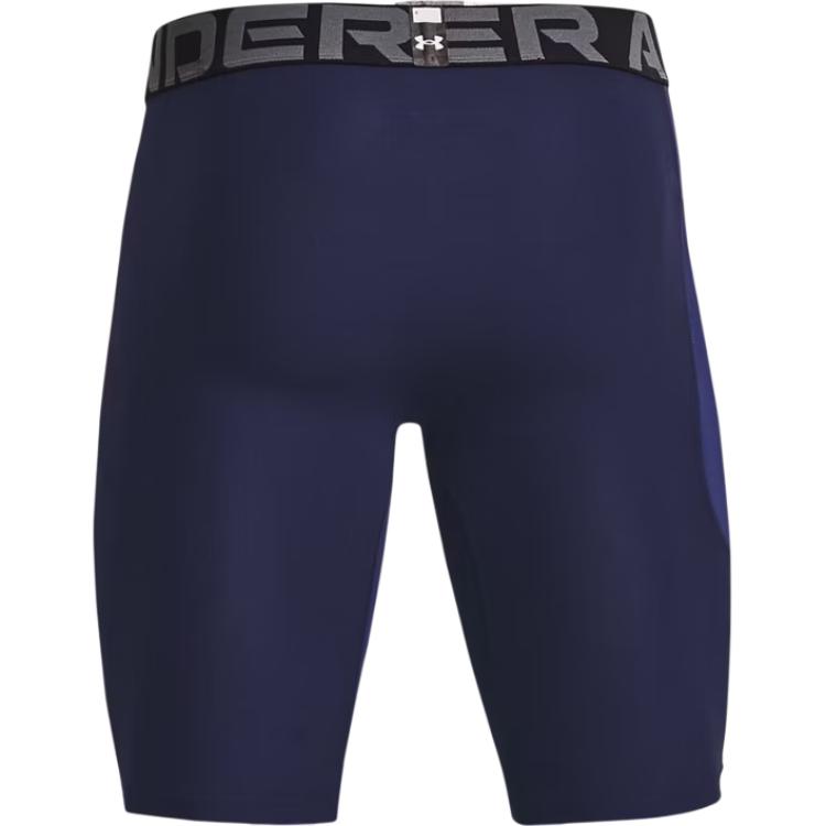 Under Armour HeatGear® Pocket Long Shorts With Letter Print Men Shorts Navy-Blue 1361602-410