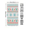 Tu Winter Snowflakes Reindeer Shower Curtain Christmas Holiday Bathroom Decor Waterproof Fabric Festive Home Dcor Modern Style