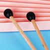 2pcs Maple Handle Plastic Ball Drumstick Marimba Mallet Percussion Musical Instrument Accessories For Beginners Training