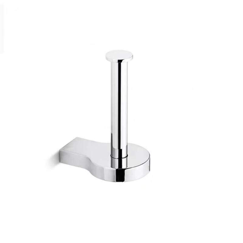 Cmaos Standing Copper Toilet Paper Holder with Hook