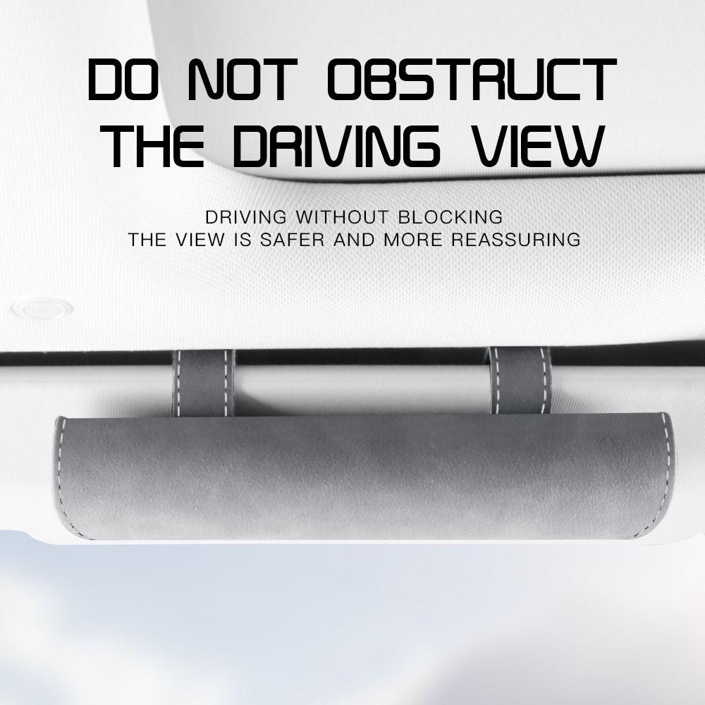 

Крепление для карточек Автомобильный козырек Зажим для билетных карт Держатель для солнцезащитных очков Автомобильный держатель для очков Кожаная вешалка для очков