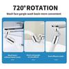 720 Degree Universal Faucet Washbasin Faucet Extension Adapter Aerator Splash Proof Rotating Water Saving ABS Plastic Faucet