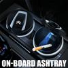 QQEP4 Portable Car Ashtray Multi-function LED Automatic Blue Light Indicator Ashtray Car Accessories For Citroen C1 C2 C3 C4 C4L C5 C6