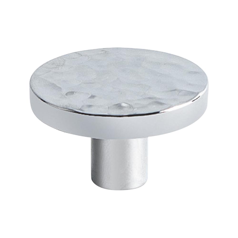 

Size L Brass French Cabinet Pull 6134 Hammered Texture Wardrobe Handle Drawer Knob Single Hole, 30 x 20mm B