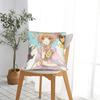 Cardcaptor Sakura Square Pillow Covers Polyester Room Kawaii Anime Girl Cushion Case Funny Decor Pillowcase 40*40