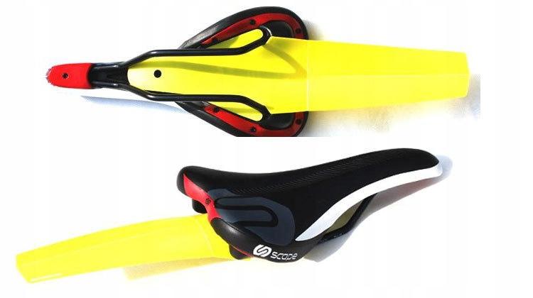 Mini Rear Bicycle Mudguard for Under Seat, Green