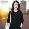 TUCANO Women's Casual Crew Neck Cotton Blend Sweatshirt