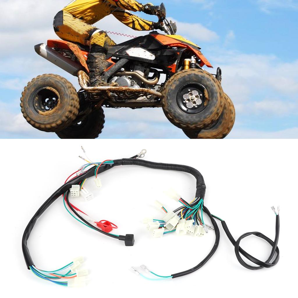 Engine Start Wire Wiring Harness Loom for 50cc 110cc 125cc PIT Quad Dirt Bike ATV