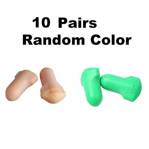3/5/10/12Pairs Soft Foam Ear Plugs Ear Protection Earplugs Anti-Noise Sleeping Plugs For Travel Foam Soft Noise Reduction