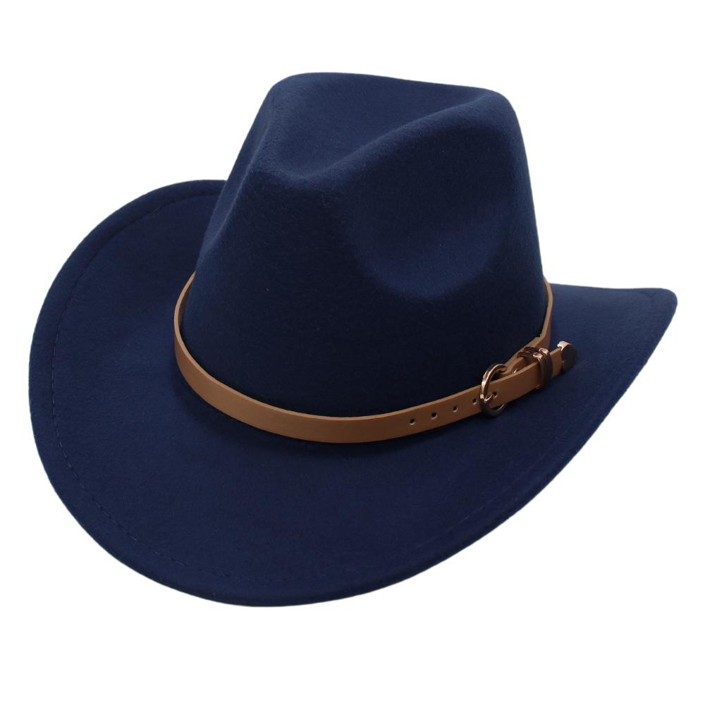European, American And British Style Classic Love Belt Top Hat Autumn And Winter Woolen Hat Panama Jazz Hat Felt Hat
