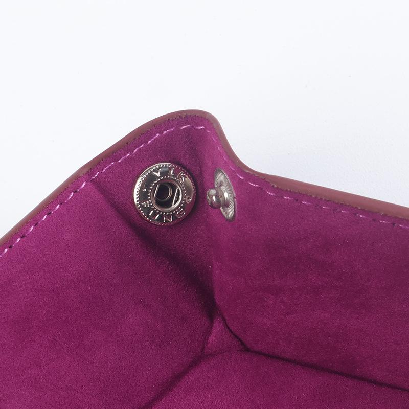 Hexagonal Velvet Foldable Dice and Storage Tray