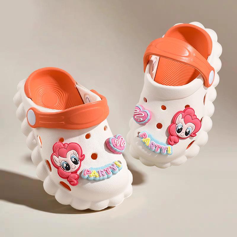 Children, Girls, Girls, Hole Shoes, Cute DIY Removable Shoes with Shoe Flowers Ins Three-dimensional Cute Card