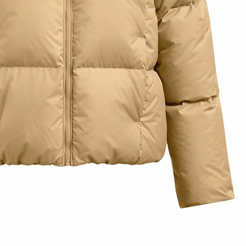Under Armour UA Limitless Solid Color Stand Collar Comfortable Soft Jacket Down Coat Women jackets Camel-Brown 1384648-263
