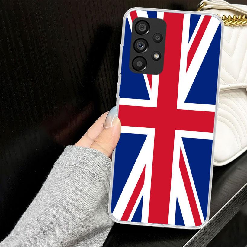 Union Jack England UK Flag Case for Samsung Galaxy A52 A42 A32 A22 A12 A51 A50 A02S Phone Cover A41 A31 A21S A40 A30S A20E A10S