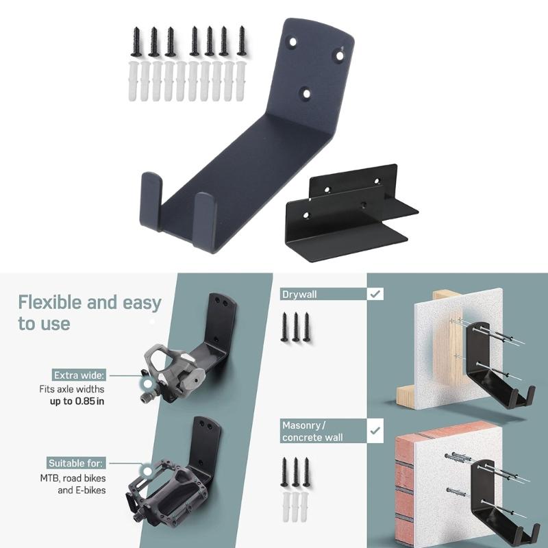 Adjustable Pedal Wall Mount Versatile Wall Hook Rack for Pedals Wall Mounted Holder Organize Your Space with Ease
