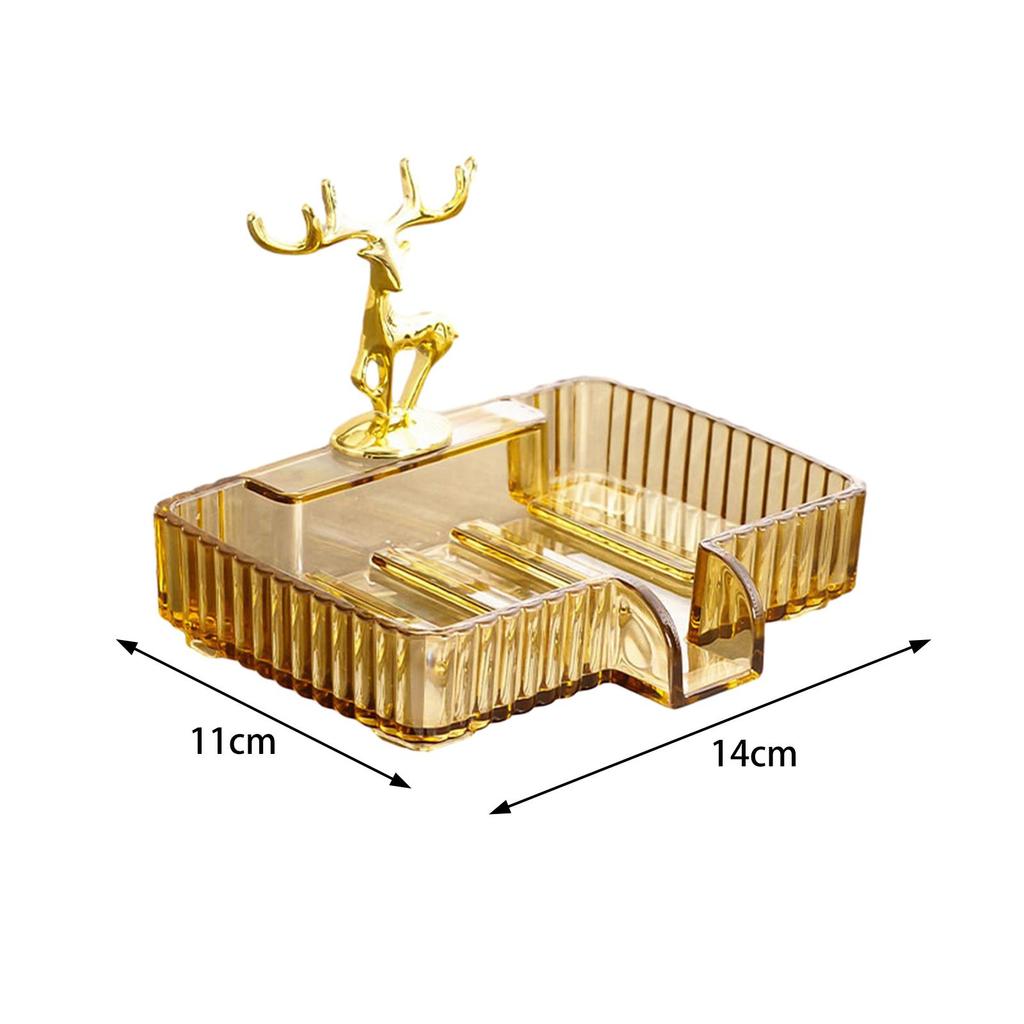 Sponge Dish Soap Holder Box Decorative Self Drain Home Supplies Storage Rack Tray for