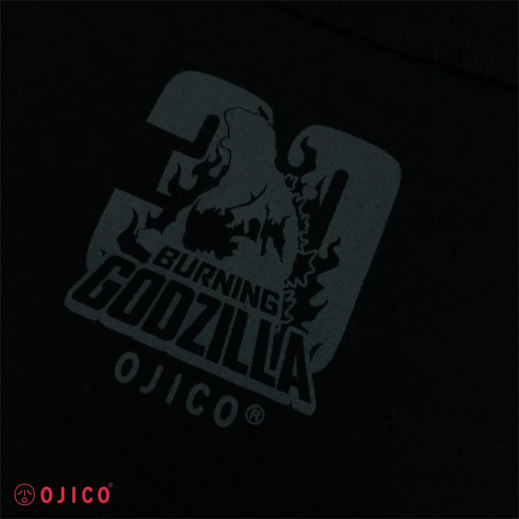 Made in Japan Short Sleeve Godzilla OJICO 2025 Collaboration Unisex L Kids Women Men Black Short Sleeve T-Shirt (1995) T-Shirt [Official]