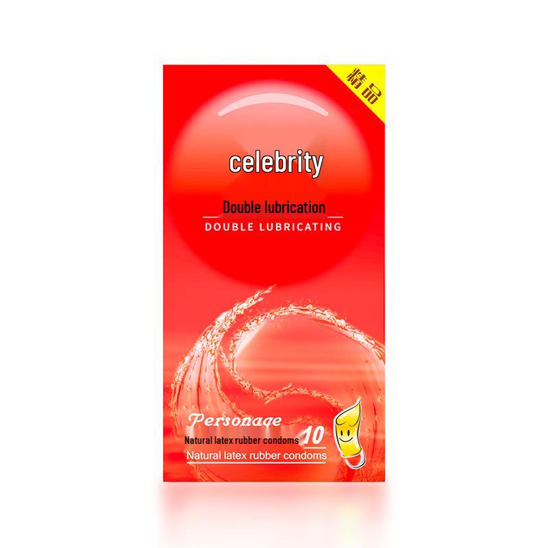 Ultra Thin Ribbed & Lubricated Condoms with Hyaluronic Acid - 10 Pack Adult Sex Toy