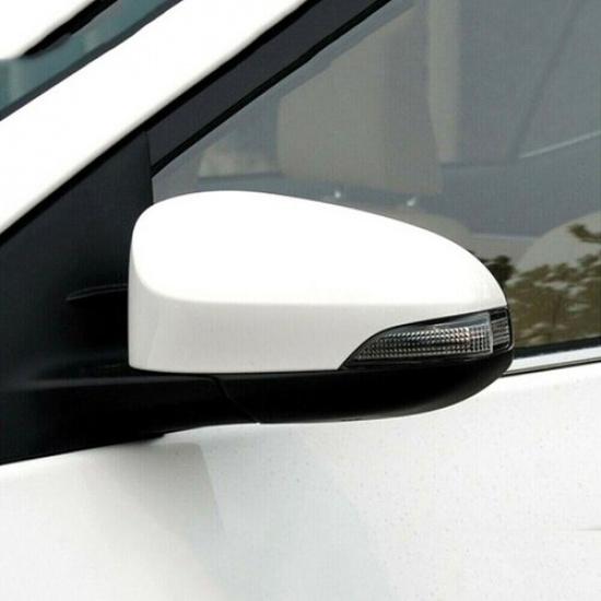 Fits 2014-2016 Toyota Corolla White Side Rear Mirror Cap Driver Cover Left Side