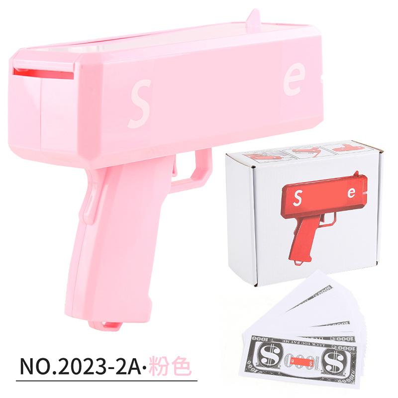 Supply Electric Money Spray Gun Wedding Props, Dollar Creative Money Shooter, Money Spray Pistol Toys