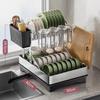 Double-Layer Countertop Dish Drying Rack
