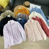 Damen Fuzzy Korallenfleecejacke: Warm, Locker, Übergröße, Stehkragen, Herbst-/Winter-Stil