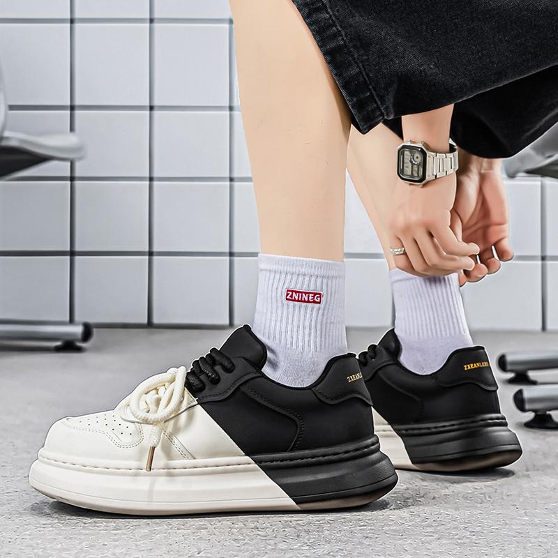 Scarpe da ginnastica comode, traspiranti, alla moda, per studenti e ragazzi, casual, quattro stagioni, da uomo, con suola morbida.