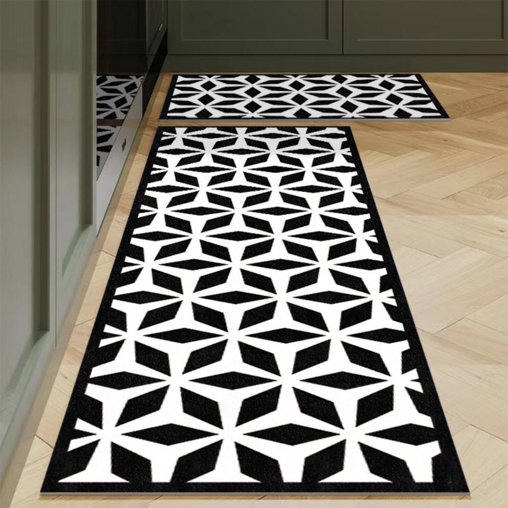 Fashion Simple Nordic Style Kitchen Mat  Carpet House Hold Carpet Modern Home Decor