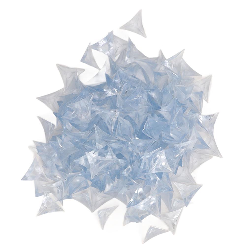 200pcs Inside Corner Dust Guards Clear Triangular Anti Collision Dust Proof Table Corner Guards for