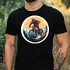 T-Shirt Herren Mountainbiker Motiv Baumwolle Größe XS bis 5XL